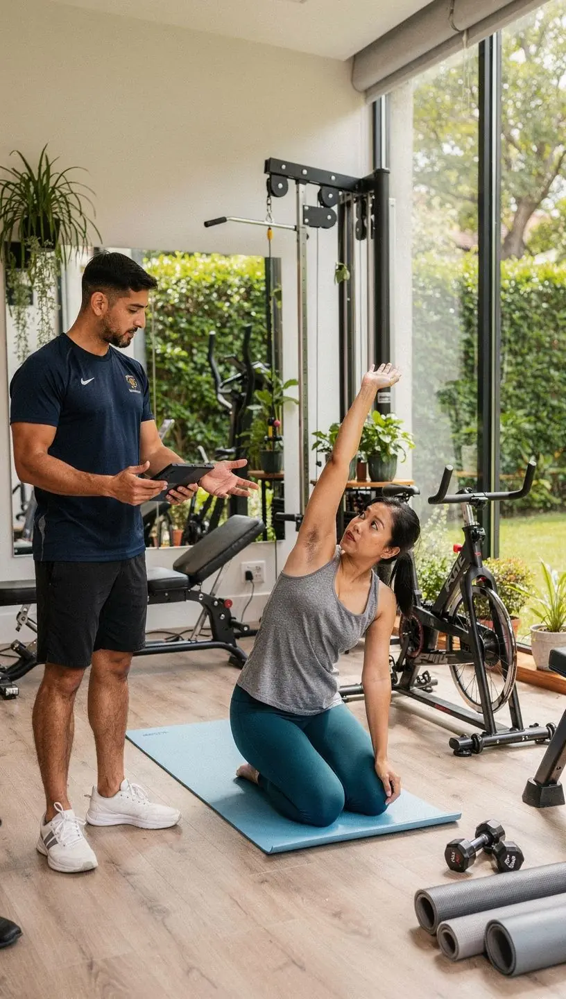 Przytulna sypialnia z eleganckimi meblami i miękkim oświetleniem.